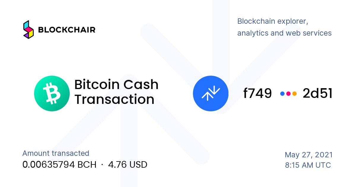 Bitcoin Cash / Transaction 