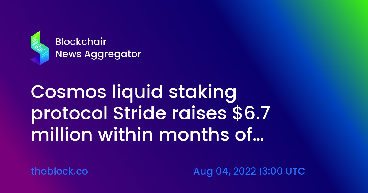 Within month. Liquid staking derivatives.