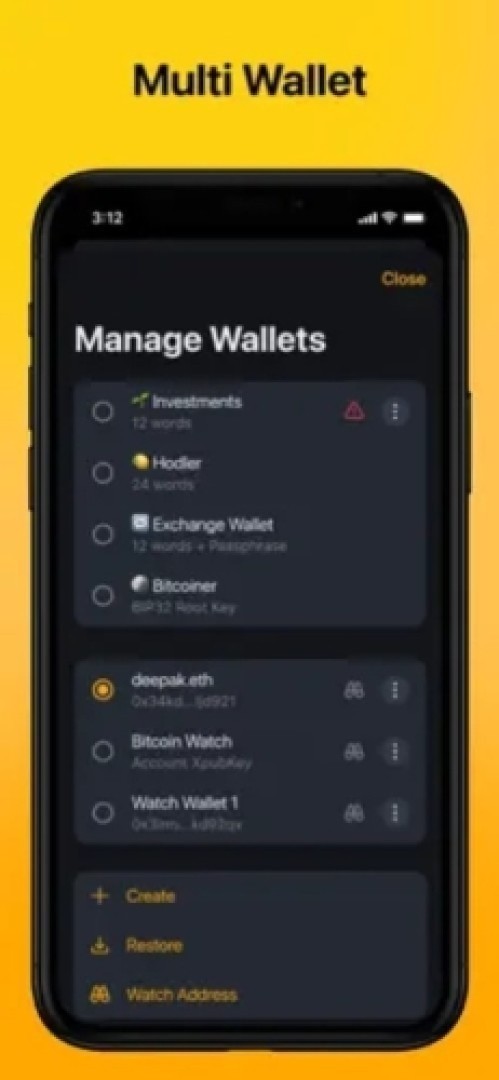 Preview image Unstoppable Wallet